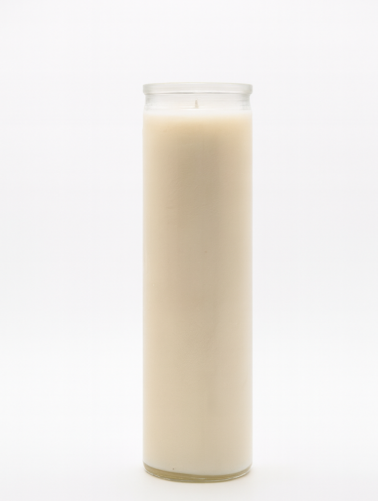 8 in. White Candle